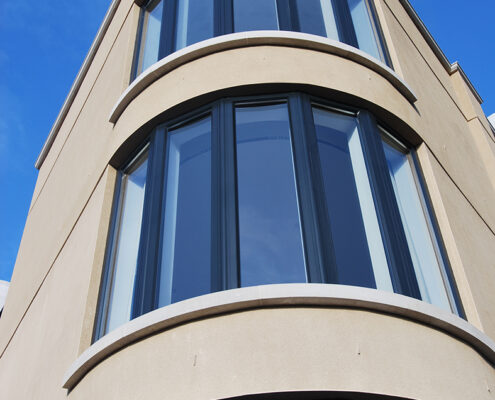 Windows in Drake Rd apartments