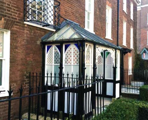 Front entrance canopy