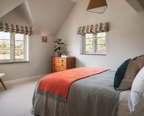 Bedroom With Tall Ceilings