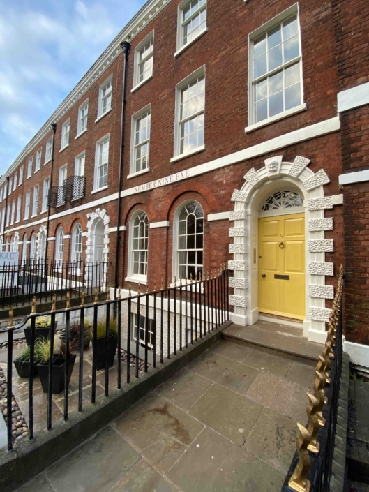 Listed terraced houses in Exeter